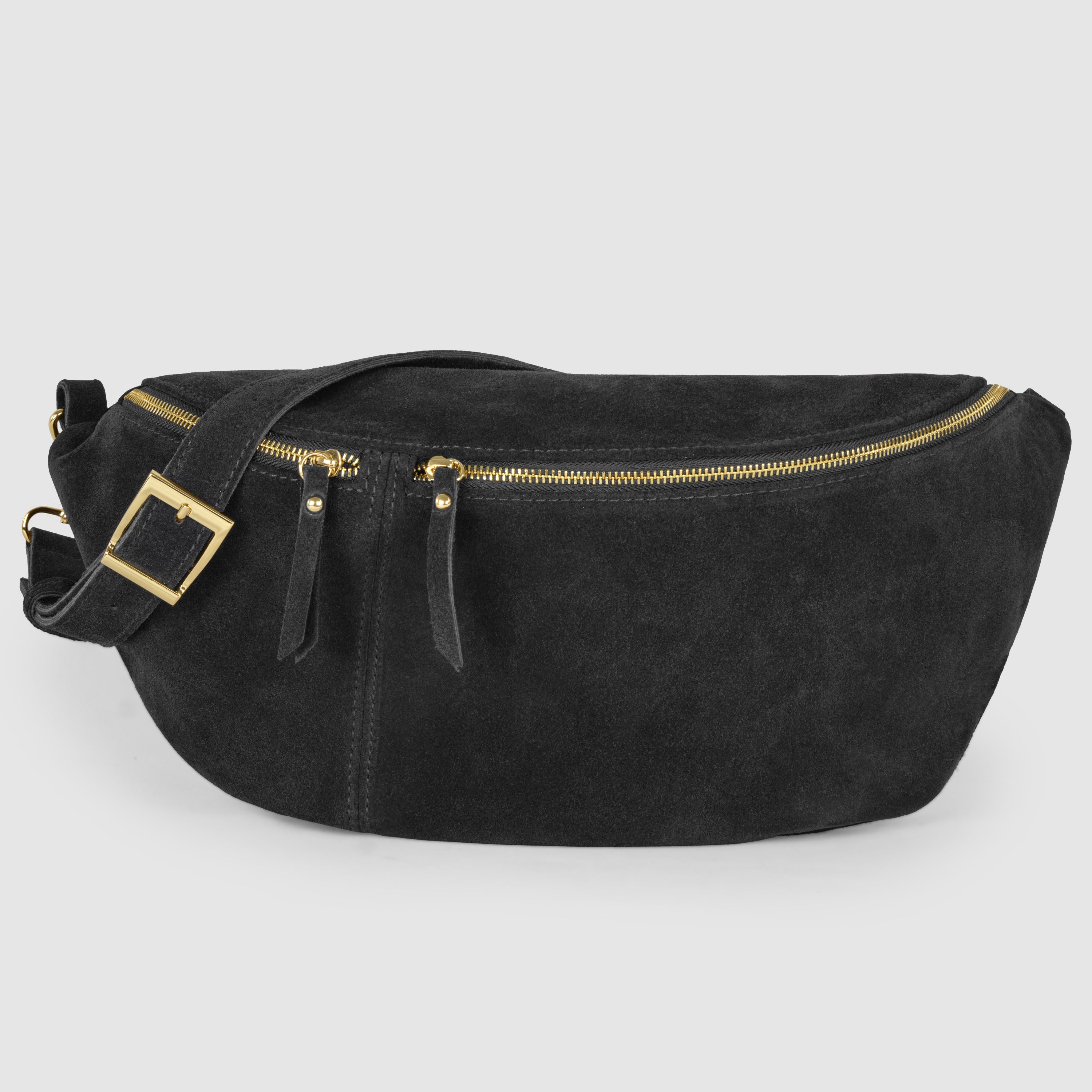 Italian Genuine Suede Crossbody Bag | Handcrafted Leather Purse