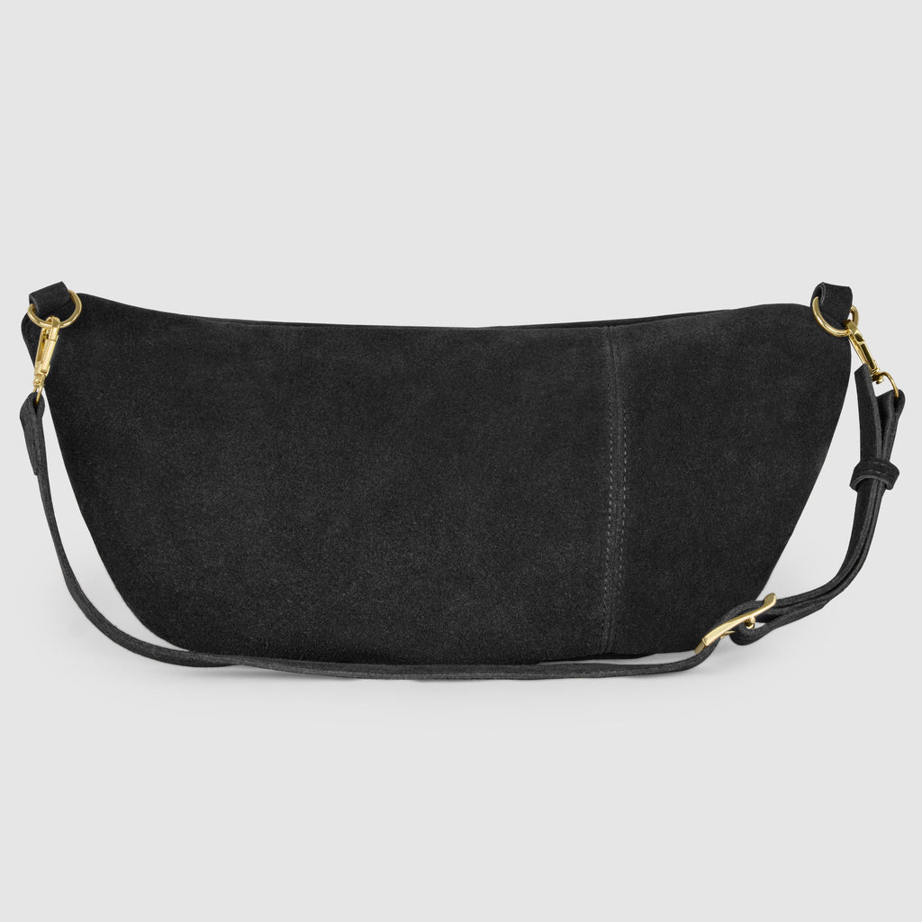 Italian Genuine Suede Crossbody Bag | Handcrafted Leather Purse