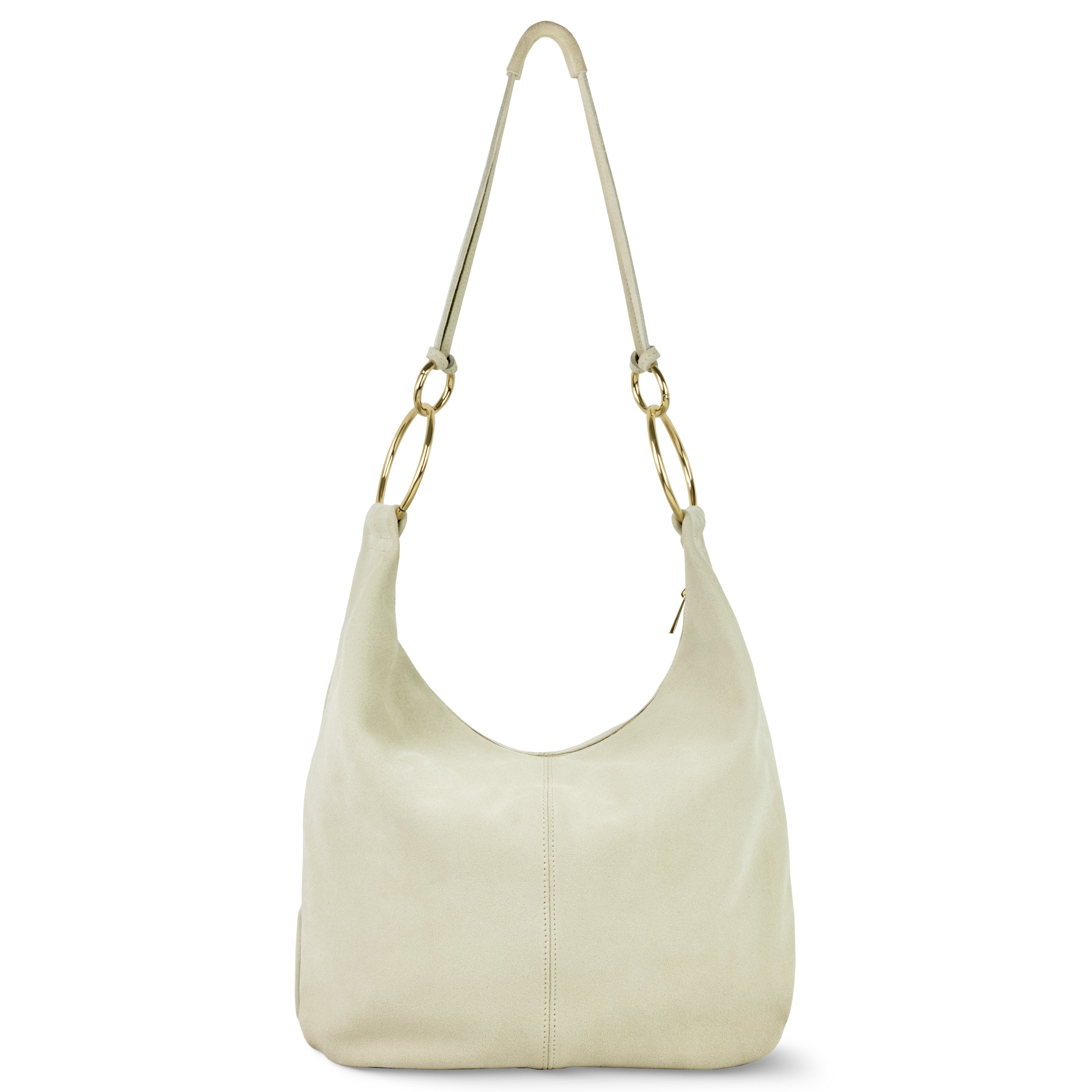 Genuine Suede Hobo Bag – Italian Handmade Leather Shoulder Bag