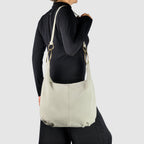Genuine Suede Hobo Bag – Italian Handmade Leather Shoulder Bag