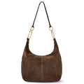 Genuine Suede Hobo Bag – Italian Handmade Leather Shoulder Bag