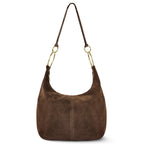 Genuine Suede Hobo Bag – Italian Handmade Leather Shoulder Bag
