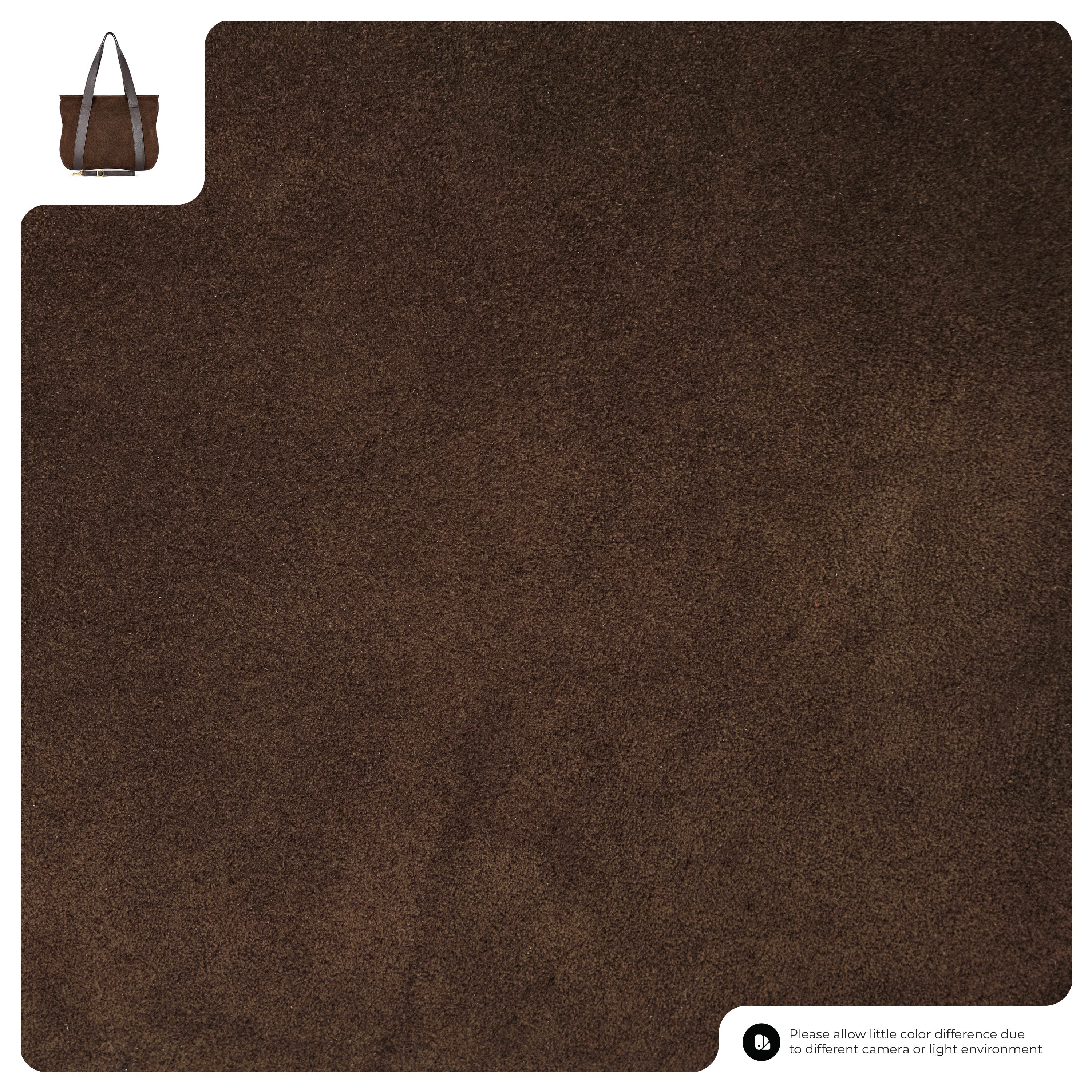 Italian Suede Leather Tote Bag – Spacious Shoulder Bag Made in Italy