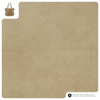Italian Suede Leather Tote Bag – Spacious Shoulder Bag Made in Italy