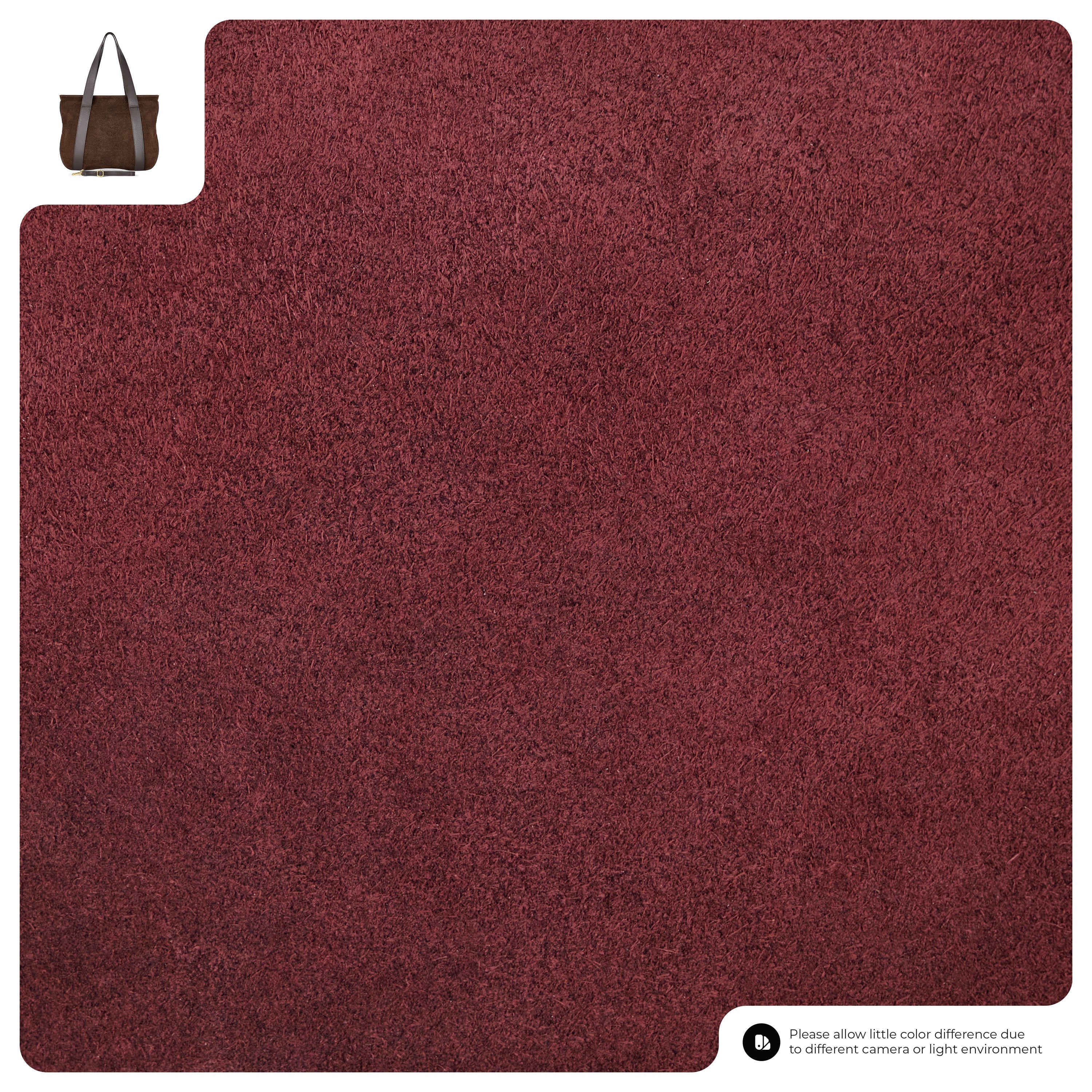 Italian Suede Leather Tote Bag – Spacious Shoulder Bag Made in Italy