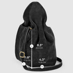 Genuine Suede Leather Shoulder Bag – Handcrafted in Italy