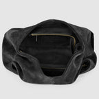Genuine Suede Leather Shoulder Bag – Handcrafted in Italy
