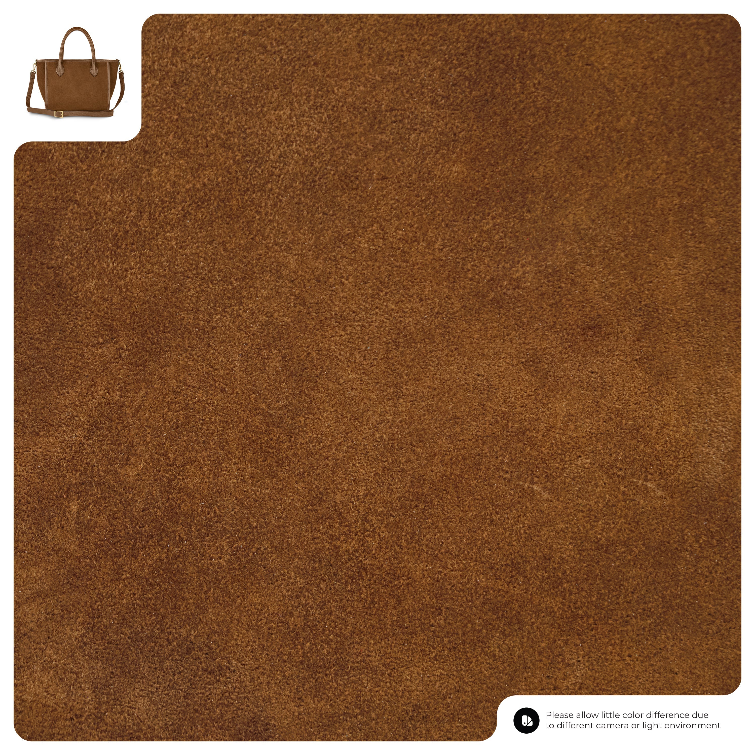 Italian Suede Top Handle Bag – Genuine Leather Crossbody Handbag for Women