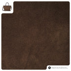 Italian Suede Top Handle Bag – Genuine Leather Crossbody Handbag for Women