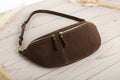 Italian Genuine Suede Crossbody Bag | Handcrafted Leather Purse