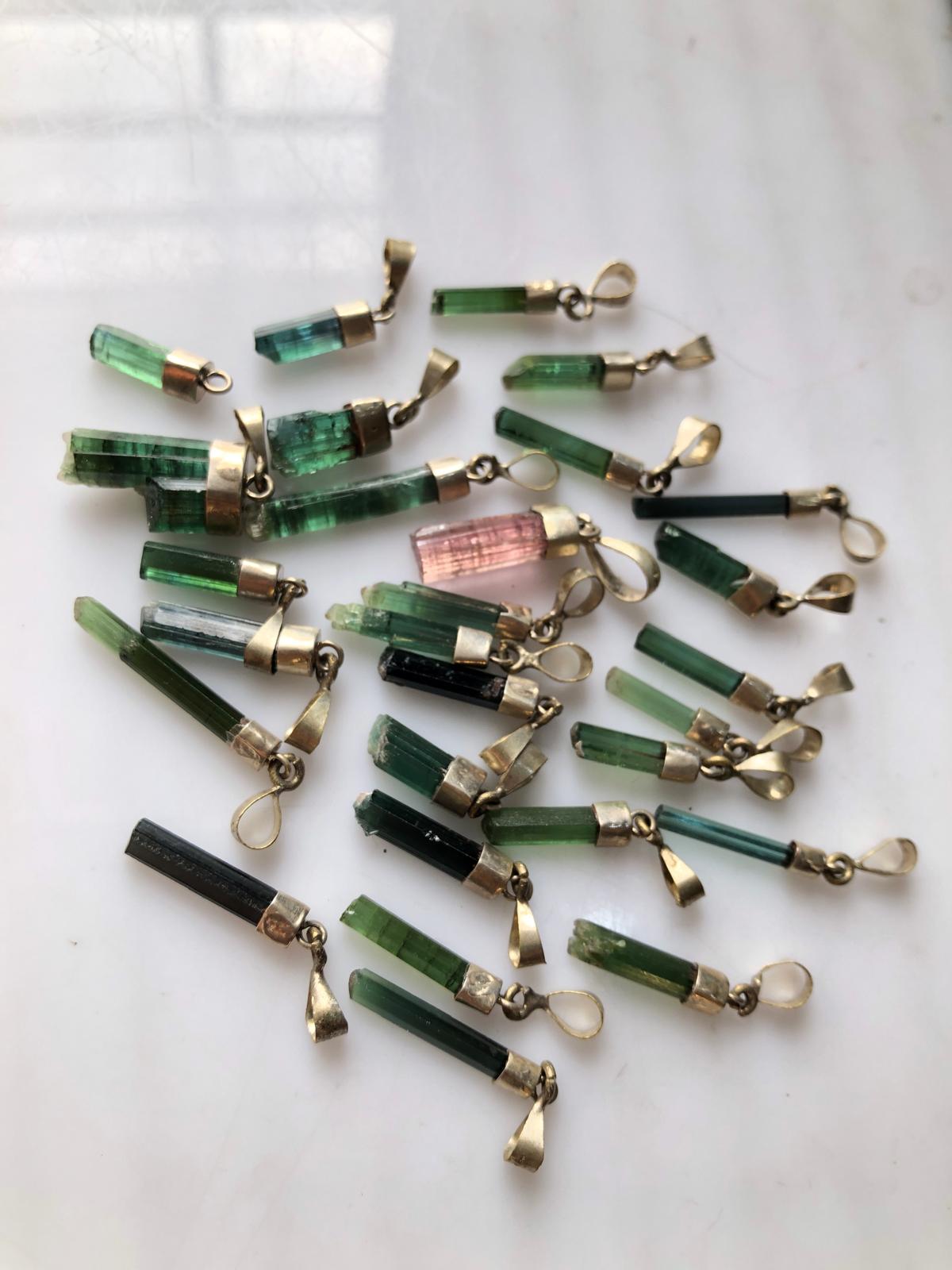 tourmaline black necklace
