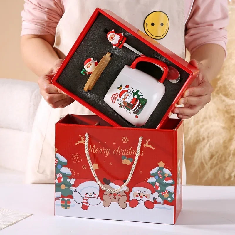 traditional Christmas ceramic mug