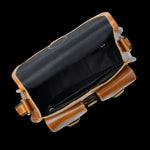 Vintage-Style Genuine Leather Crossbody Handbag