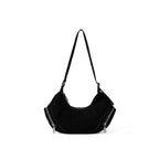 suede tote shoulder bag for women