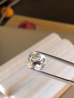 emerald cut white topaz
