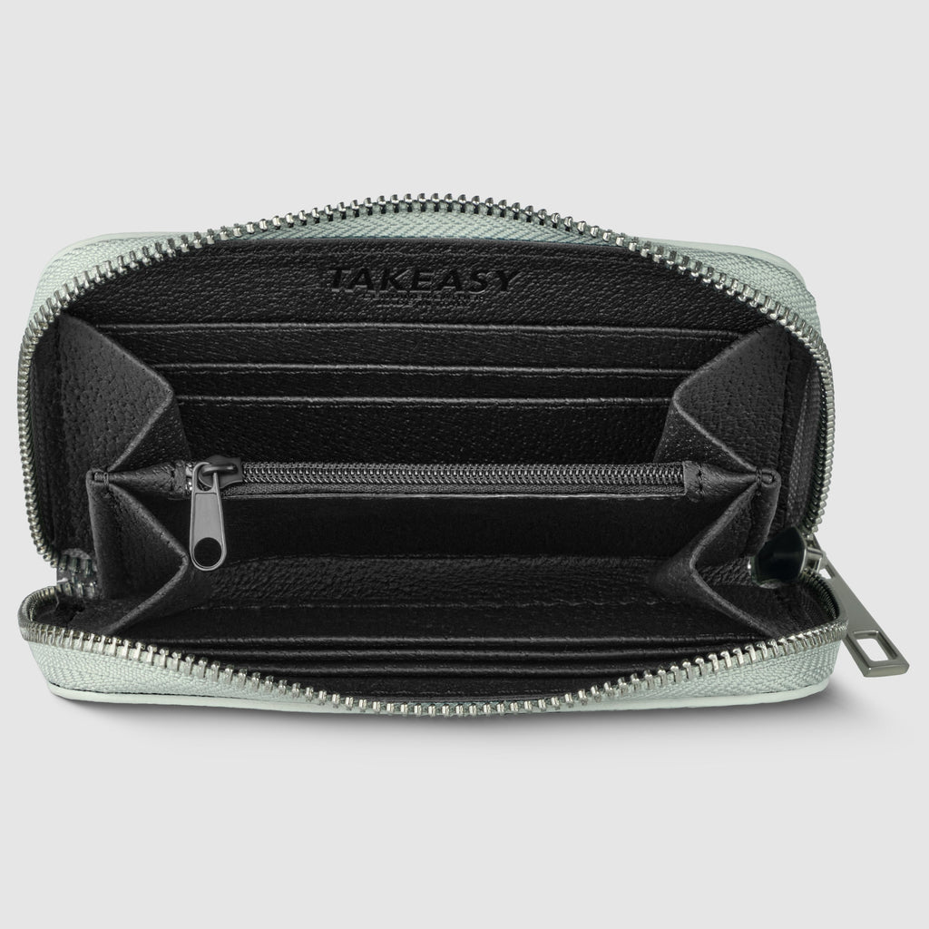 Explore  zip leather wallet women