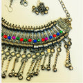 Vintage Choker Glass Stones Personalized Necklace